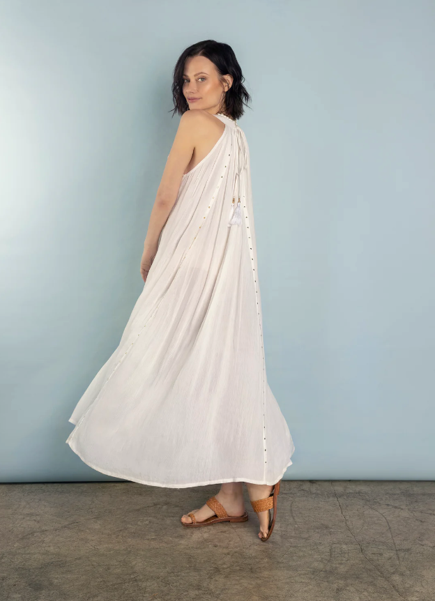 Rocking Gypsy - Hermosa Maxi Dress White