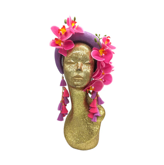 Orchid Bloom Violeta Luna Lurex Chacha Band
