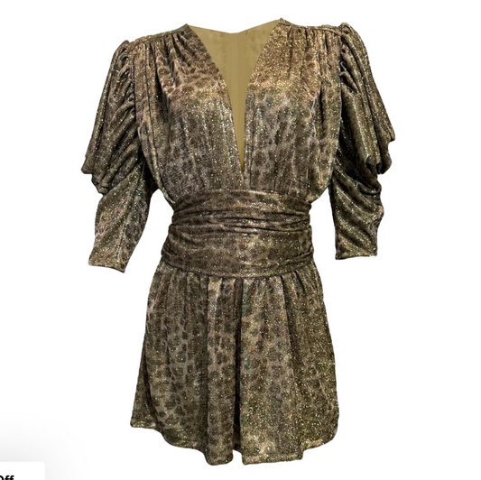 Julia Clancey - Gloria Leopard Bermuda Jumpsuit Set
