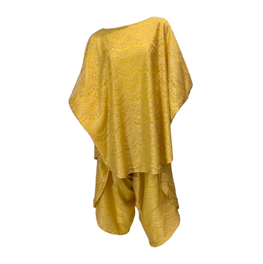 Julia Clancey - Golden Lace Sunshine Pant and Shirt set