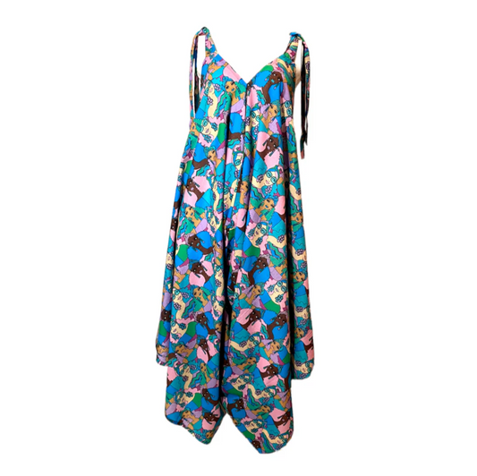Julia Clancey - Kizzy Turbanista Azure Romper