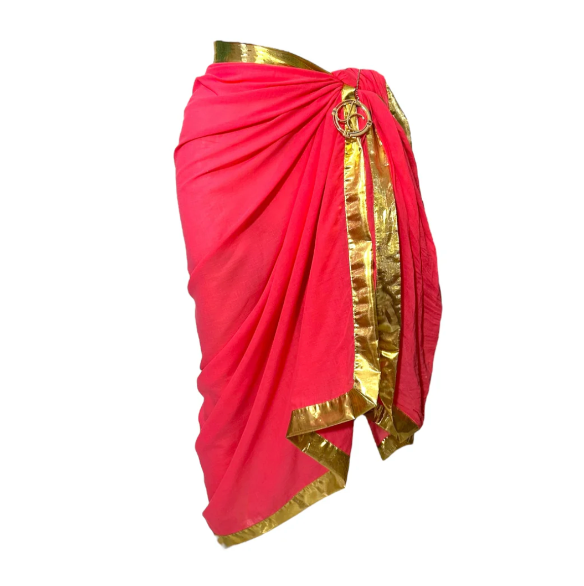 Julia Clancey - Cotton Voile Hot Pink Pendant Sarong