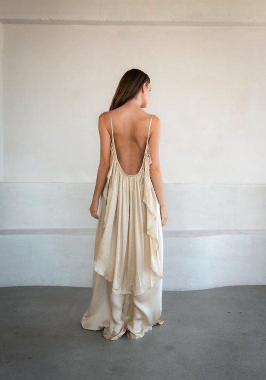 A Perfect Nomad - Syros Dress in Silk