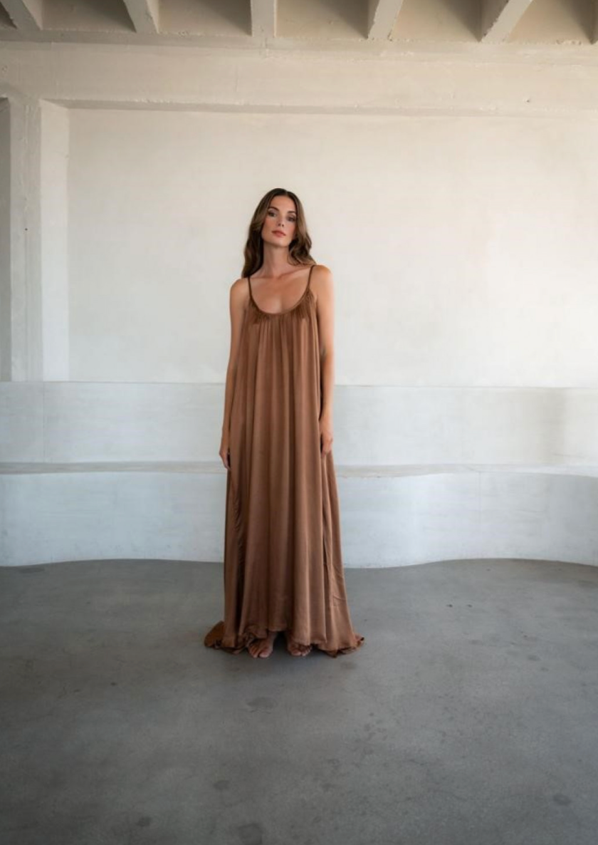 A Perfect Nomad - Syros Dress in Silk