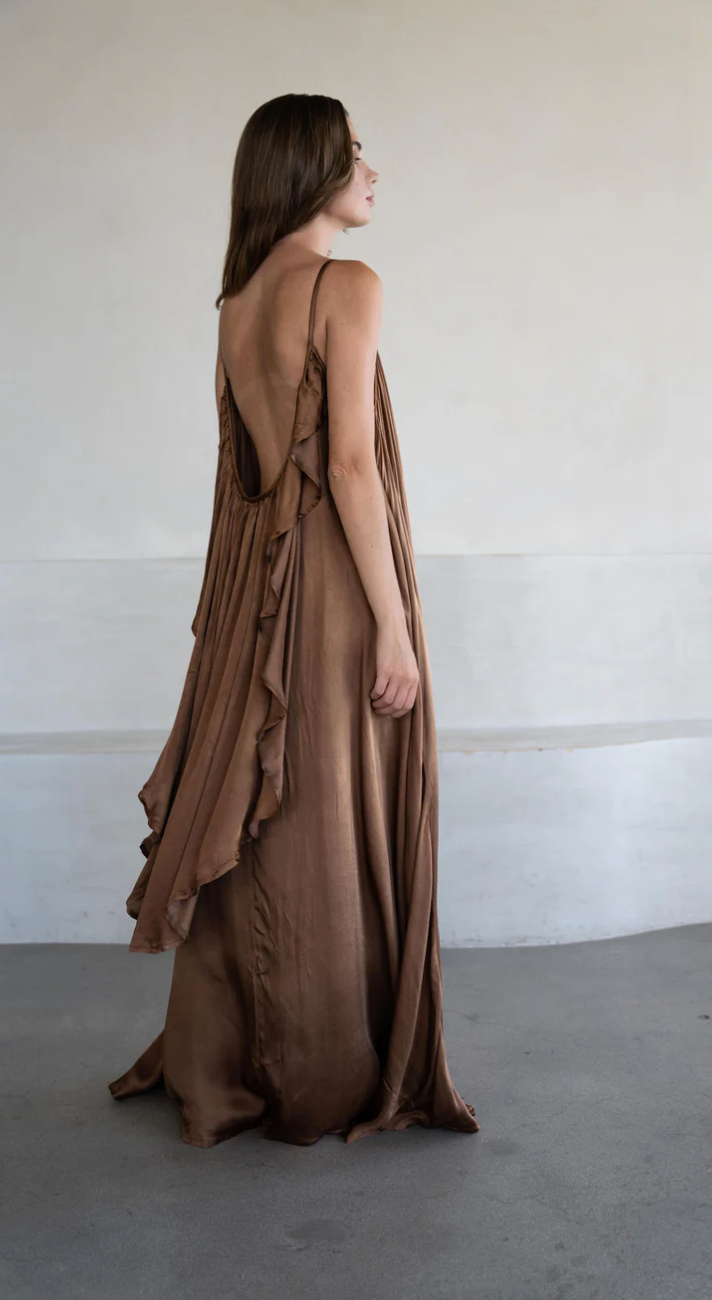 A Perfect Nomad - Syros Dress in Silk