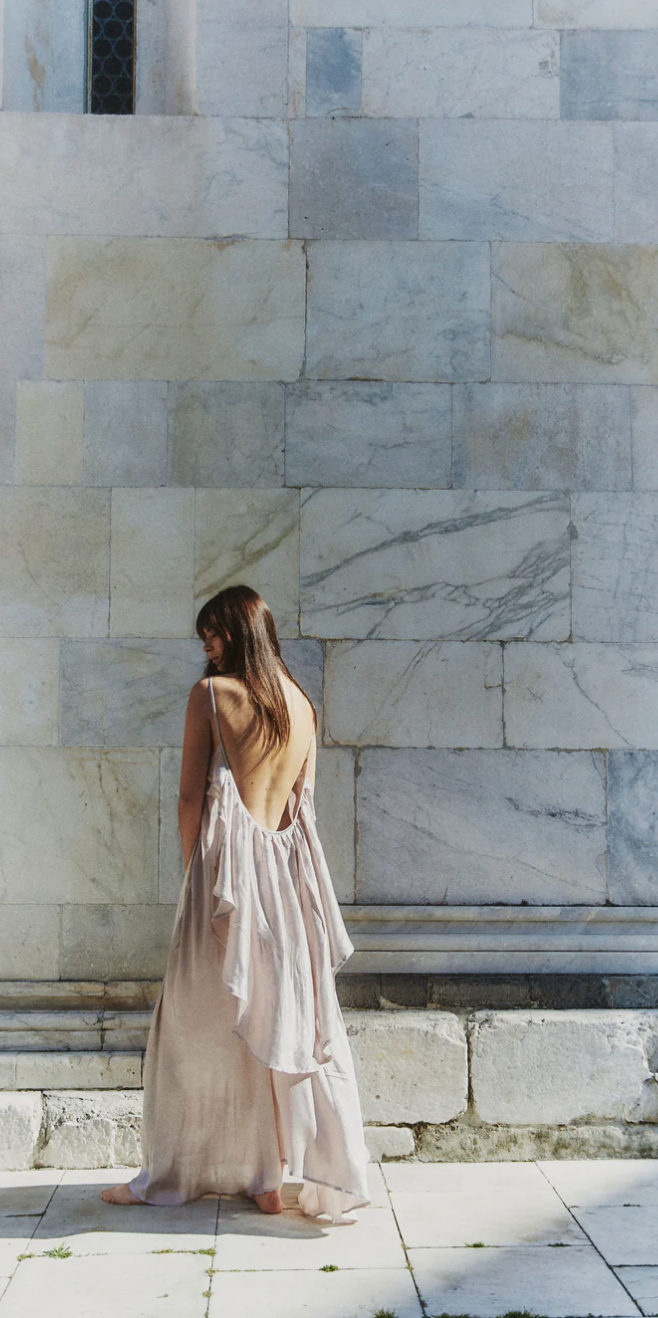A Perfect Nomad - Syros Dress in Silk