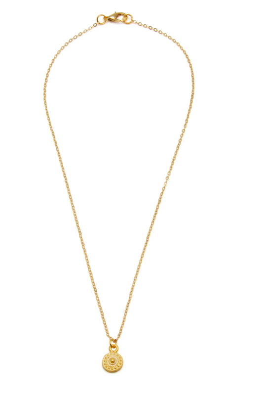 Beach Jewellery - Coin Pendant on Trace Chain
