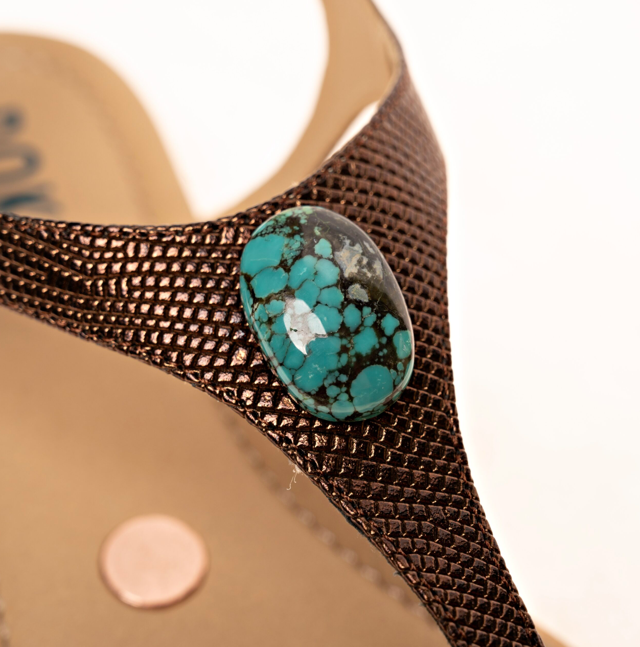 11:11 Chocolate serpentine with Tibetan Turquoise